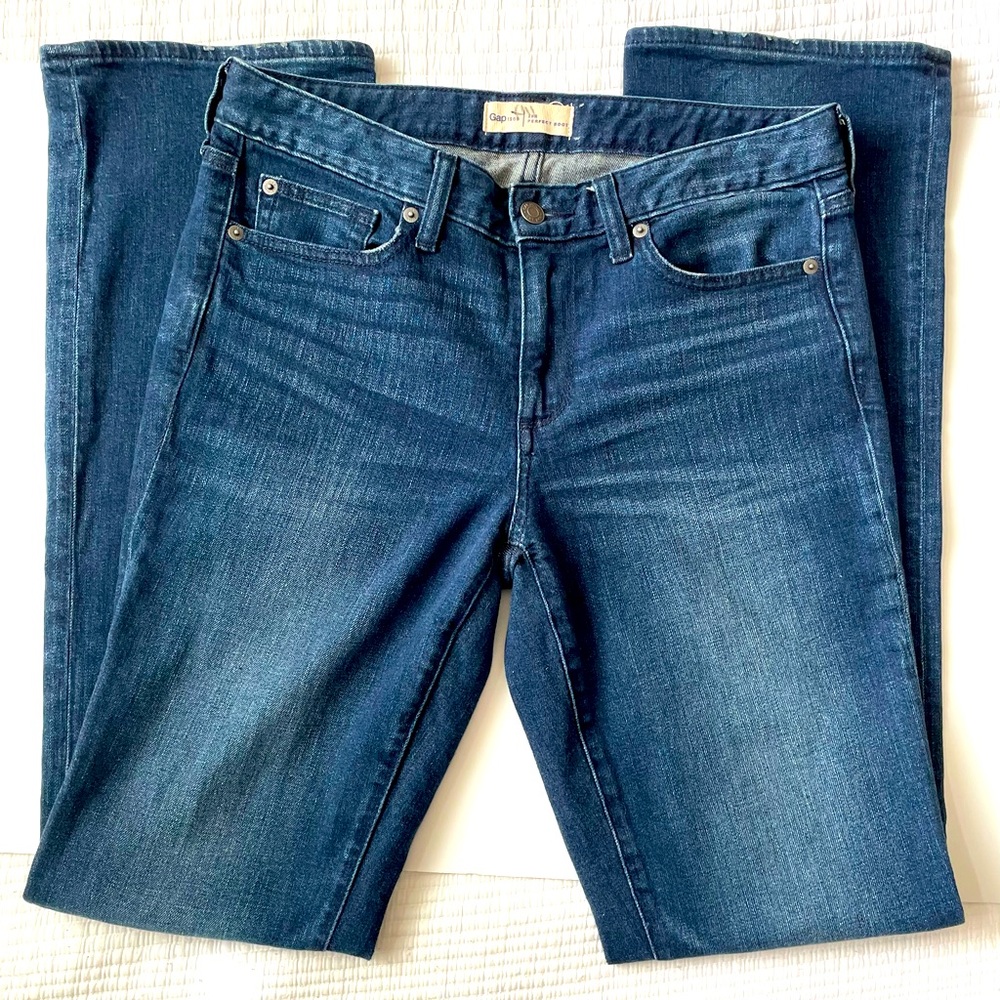 Gap 1969 ‘Perfect Boot’ dark wash Jeans Sz 28R